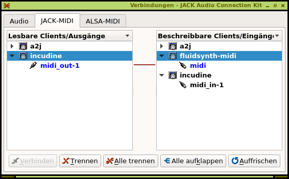 incudine jack midi